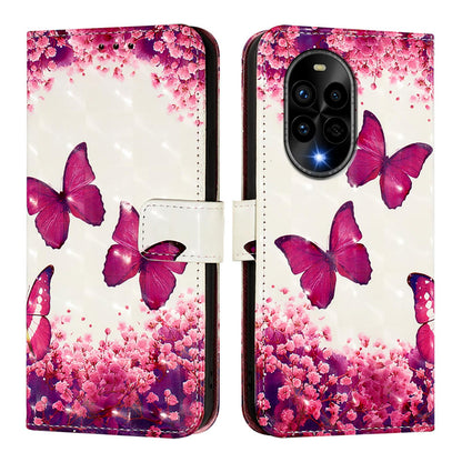 Huawei nova 13 Pro Leather Flip Phone Case with 3D Painted Design, Card Holder, Wallet & Stand Function - Durable Protection & Easy Access