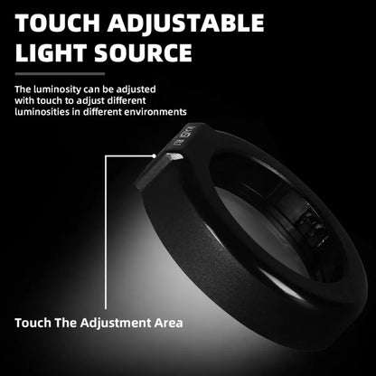 Kaisi RL1 USB Adjustable Brightness LED Microscope Ring Light with 28 Lamp Beads and 56mm Diameter