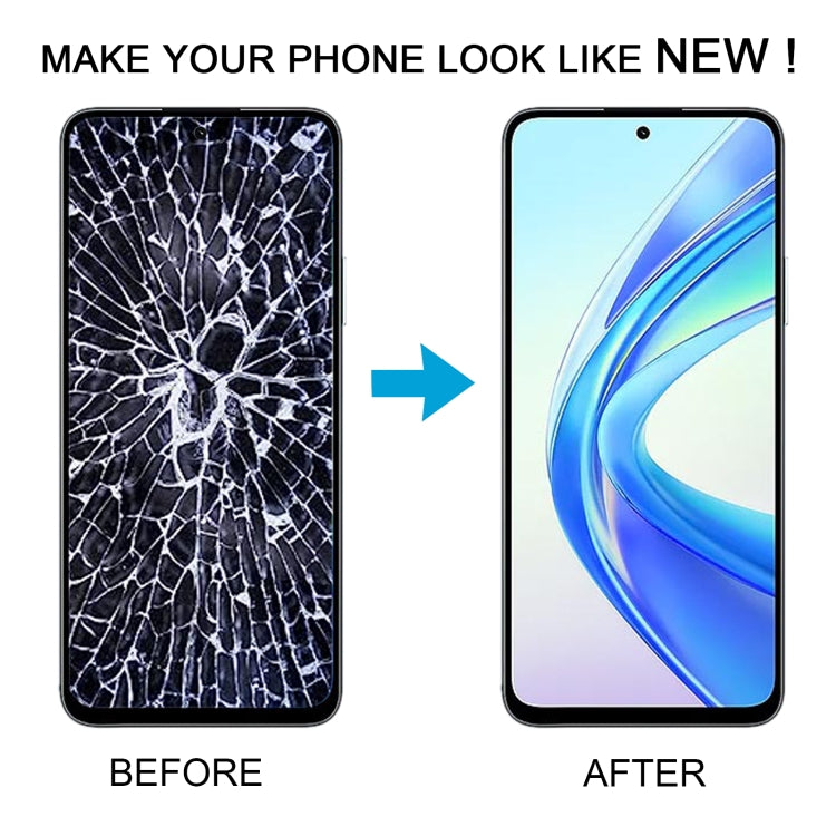 Honor X7b Original LCD Screen Digitizer Full Assembly with Frame - Replacement Part for Cracked Displays