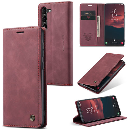 Samsung Galaxy S24 5G Elegant Leather Case with Horizontal Flip, Card Slots & Wallet