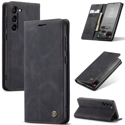 Samsung Galaxy S24+ 5G Leather Wallet Case - Horizontal Flip, Card Slots, Premium Protection