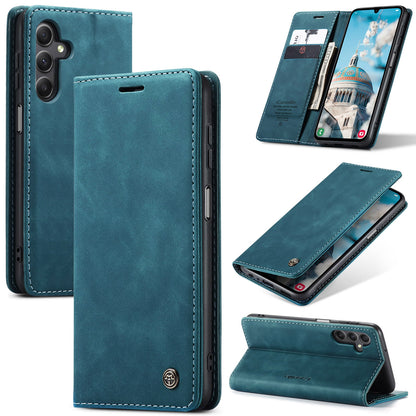 Samsung Galaxy A15 5G Leather Wallet Case - Horizontal Flip Design with Card Slots