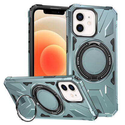 iPhone 12/12 Pro MagSafe Shockproof Case - Magnetic Ring Holder, Rugged Protection, Wireless Charging Compatible