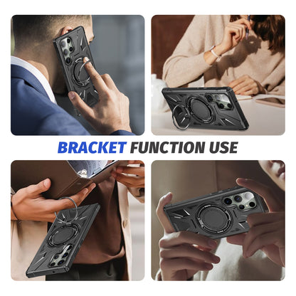 Samsung Galaxy S23+ 5G MagSafe Shockproof Case - Magnetic Ring Holder, Rugged Protection, Wireless Charging Compatible