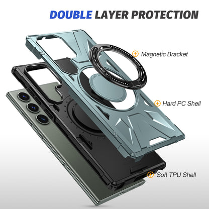 Samsung Galaxy S23+ 5G MagSafe Shockproof Case - Magnetic Ring Holder, Rugged Protection, Wireless Charging Compatible