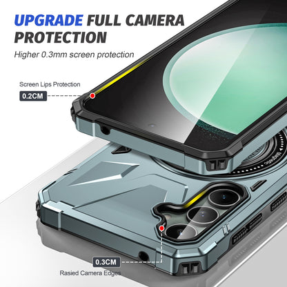 Samsung Galaxy A15 MagSafe Shockproof Case - Magnetic Ring Holder, Rugged Protection, Wireless Charging Compatible