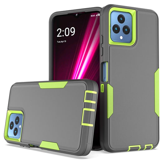 T-Mobile REVVL 6 Magnetic Dual-Layer PC and TPU Case with 2mm Screen & Camera Protection, Anti-Slip & Dust-Resistant