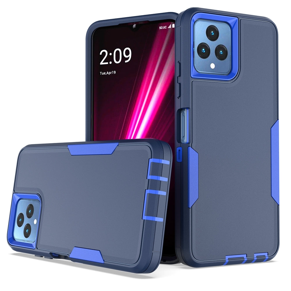 T-Mobile REVVL 6 Magnetic Dual-Layer PC and TPU Case with 2mm Screen & Camera Protection, Anti-Slip & Dust-Resistant