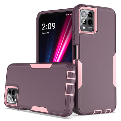 T-Mobile REVVL 6 Pro Magnetic Dual-Layer PC and TPU Case with 2mm Screen & Camera Protection, Anti-Slip & Dust-Resistant