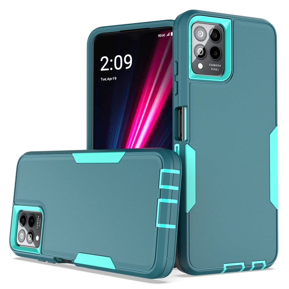 T-Mobile REVVL 6 Pro Magnetic Dual-Layer PC and TPU Case with 2mm Screen & Camera Protection, Anti-Slip & Dust-Resistant