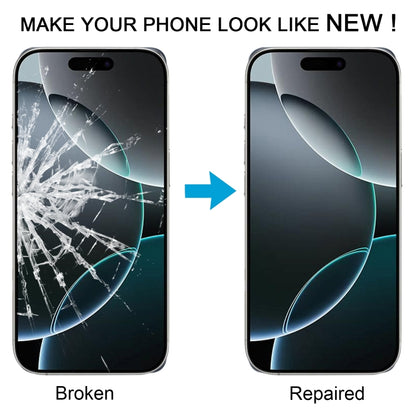 iPhone 16 Pro Front Screen Outer Glass Lens Replacement with OCA Adhesive - Test Before Installation Tips Included