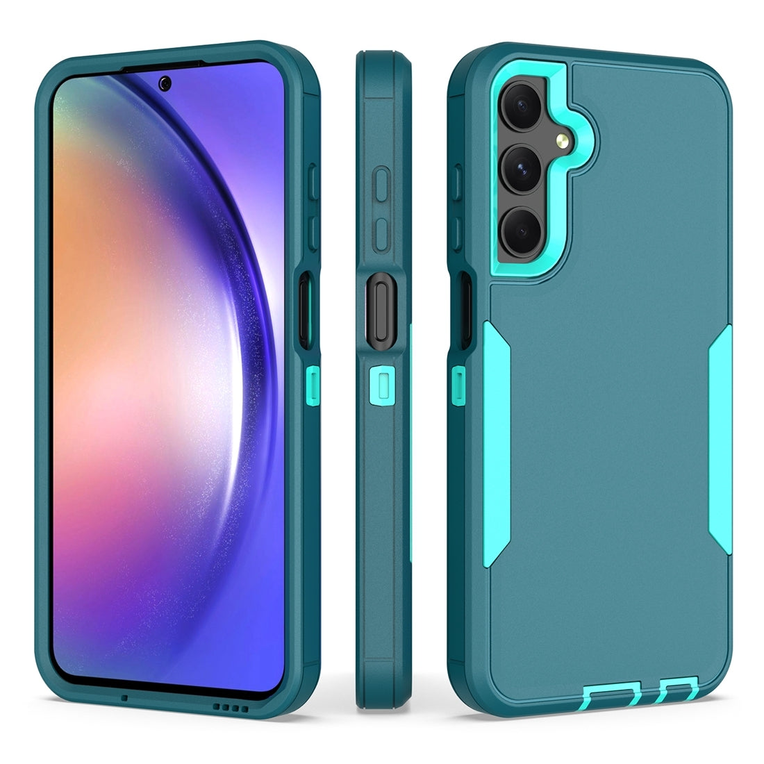 Samsung Galaxy A25 5G Magnetic Dual-Layer PC and TPU Case with 2mm Screen & Camera Protection, Anti-Slip & Dust-Resistant