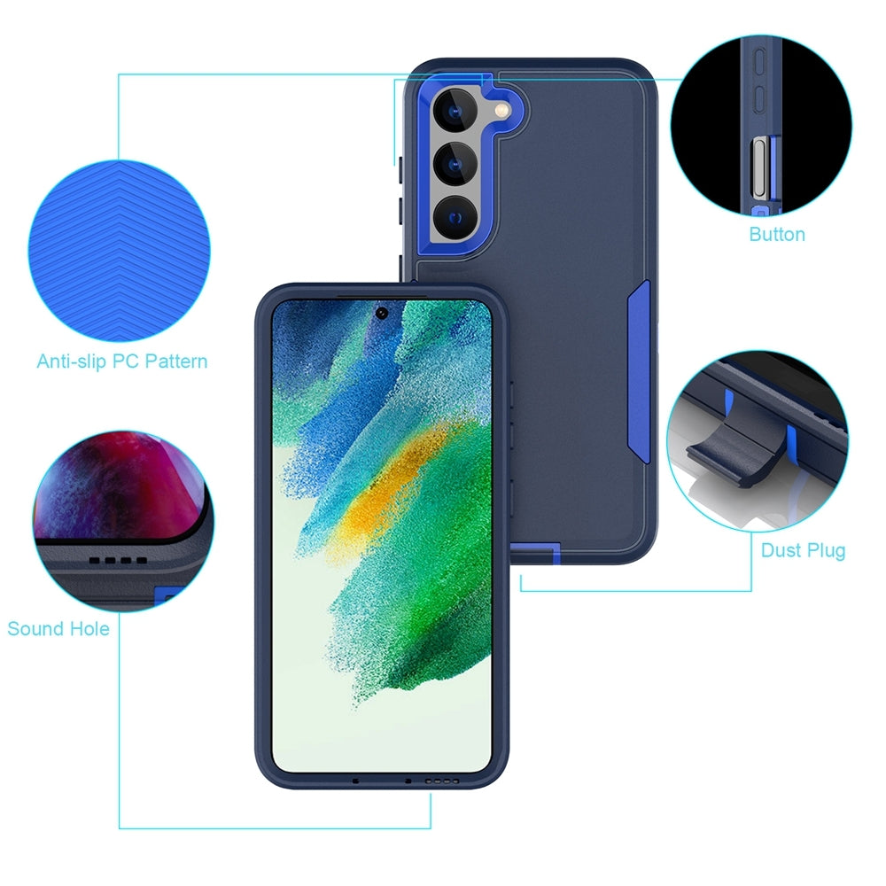 Samsung Galaxy A73 5G Magnetic Dual-Layer PC and TPU Case with 2mm Screen & Camera Protection, Anti-Slip & Dust-Resistant