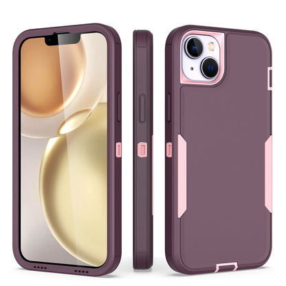 iPhone 15 Magnetic Dual-Layer PC and TPU Case with 2mm Screen & Camera Protection, Anti-Slip & Dust-Resistant