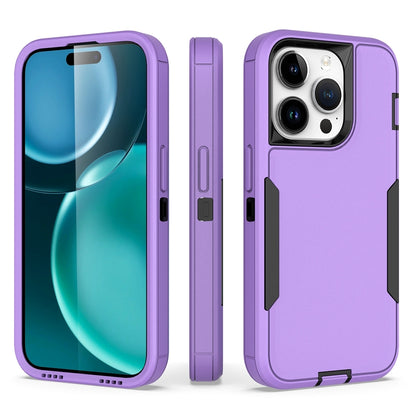 iPhone 15 Pro Magnetic Dual-Layer PC and TPU Case with 2mm Screen & Camera Protection, Anti-Slip & Dust-Resistant