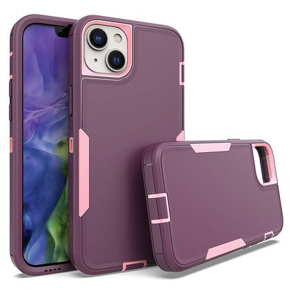 iPhone 14 Plus Magnetic Dual-Layer PC and TPU Case with 2mm Screen & Camera Protection, Anti-Slip & Dust-Resistant