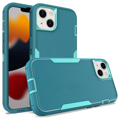 iPhone 13 Magnetic Dual-Layer PC and TPU Case with 2mm Screen & Camera Protection, Anti-Slip & Dust-Resistant