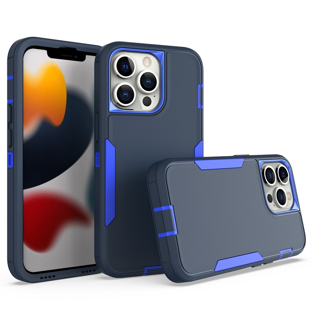 iPhone 13 Pro Magnetic Dual-Layer PC and TPU Case with 2mm Screen & Camera Protection, Anti-Slip & Dust-Resistant