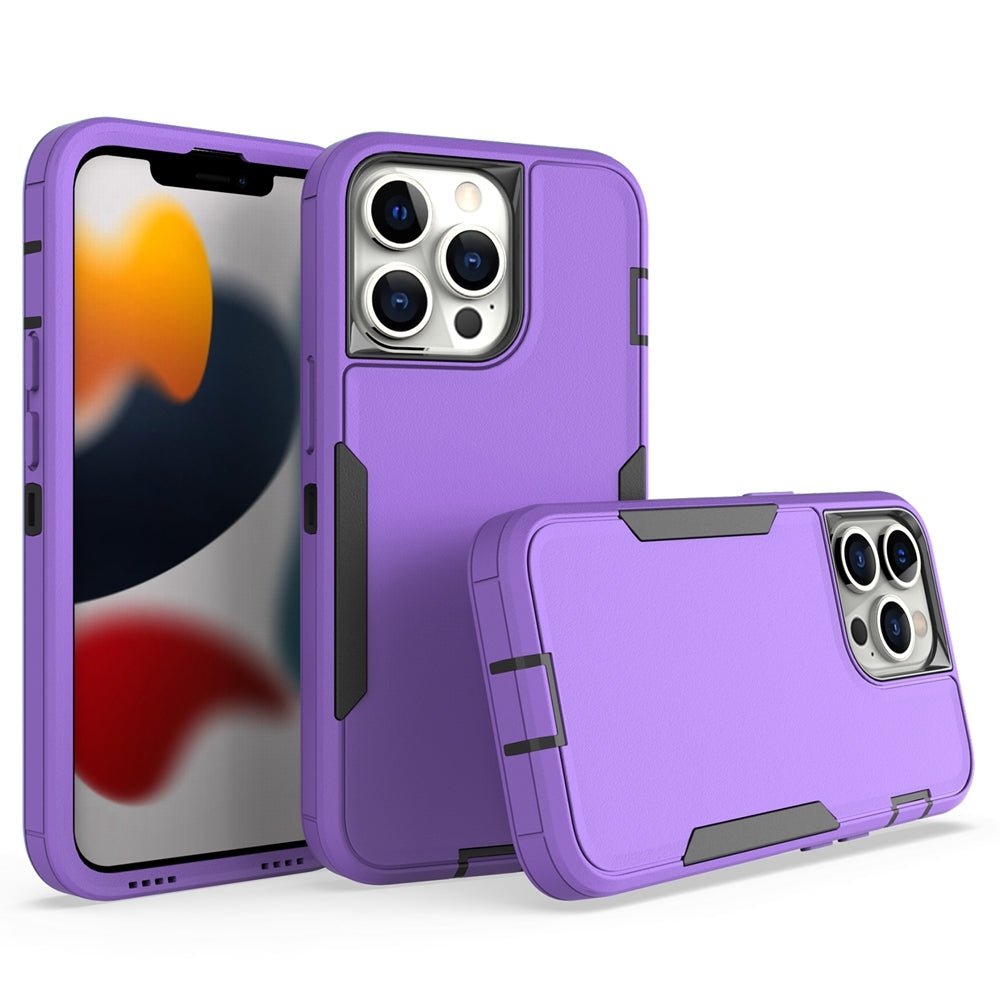 iPhone 13 Pro Magnetic Dual-Layer PC and TPU Case with 2mm Screen & Camera Protection, Anti-Slip & Dust-Resistant