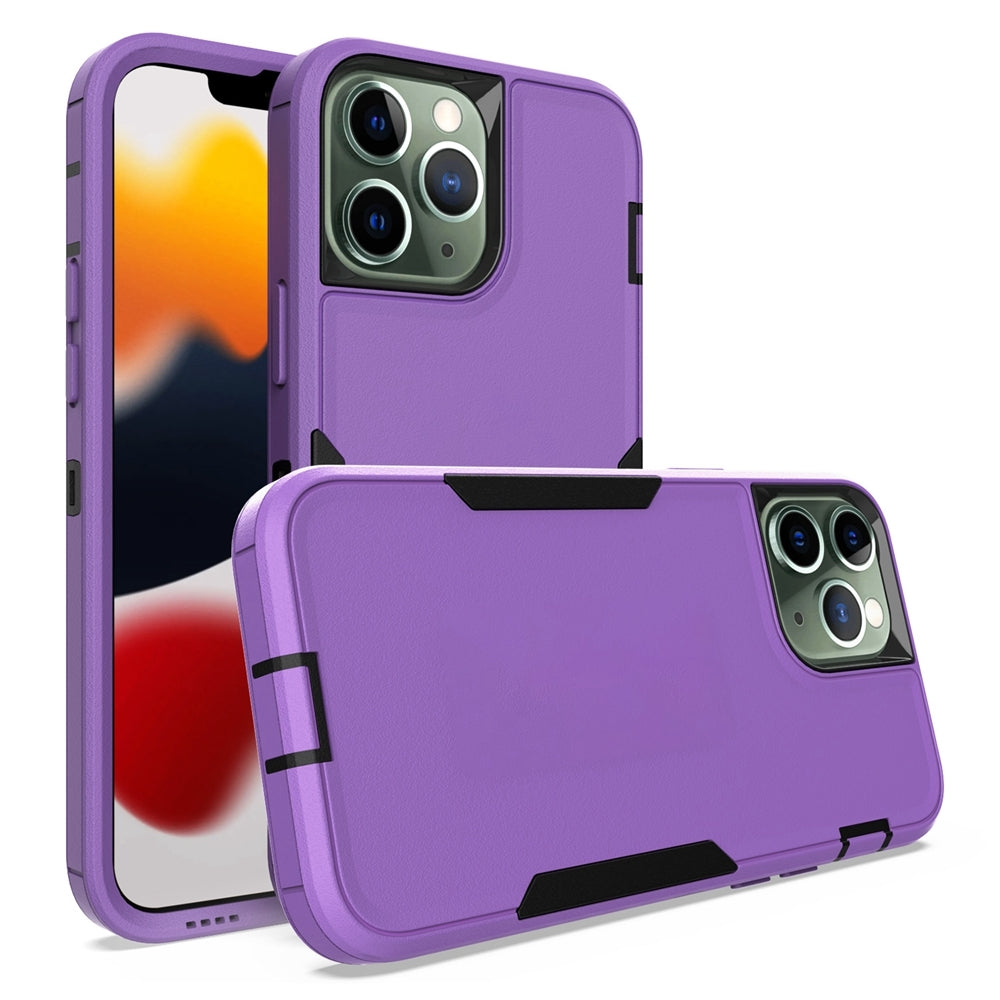 iPhone 13 Pro Max Magnetic Dual-Layer PC and TPU Case with 2mm Screen & Camera Protection, Anti-Slip & Dust-Resistant