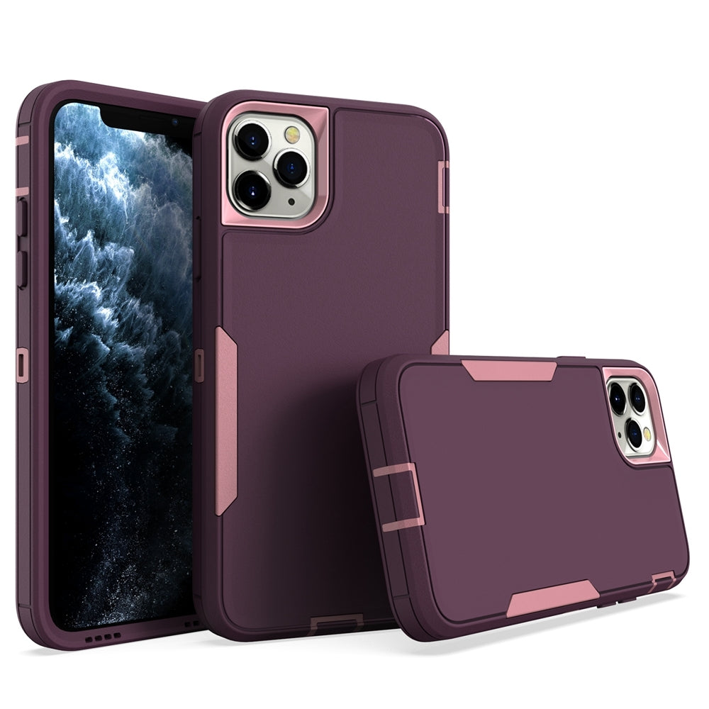 iPhone 11 Pro Max Magnetic Dual-Layer PC and TPU Case with 2mm Screen & Camera Protection, Anti-Slip & Dust-Resistant