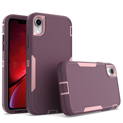 iPhone XR Magnetic Dual-Layer PC and TPU Case with 2mm Screen & Camera Protection, Anti-Slip & Dust-Resistant