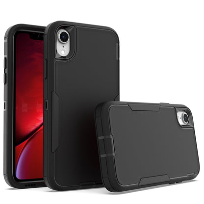 iPhone XR Magnetic Dual-Layer PC and TPU Case with 2mm Screen & Camera Protection, Anti-Slip & Dust-Resistant