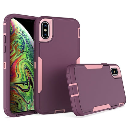 iPhone XS Magnetic Dual-Layer PC and TPU Case with 2mm Screen & Camera Protection, Anti-Slip & Dust-Resistant