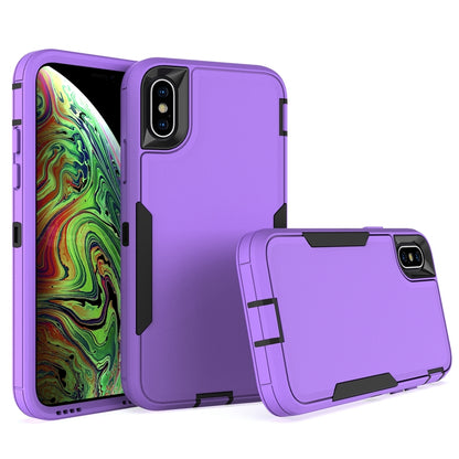 iPhone XS Magnetic Dual-Layer PC and TPU Case with 2mm Screen & Camera Protection, Anti-Slip & Dust-Resistant