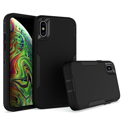 iPhone XS Magnetic Dual-Layer PC and TPU Case with 2mm Screen & Camera Protection, Anti-Slip & Dust-Resistant