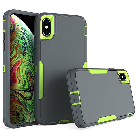 iPhone XS Max Magnetic Dual-Layer PC and TPU Case with 2mm Screen & Camera Protection, Anti-Slip & Dust-Resistant