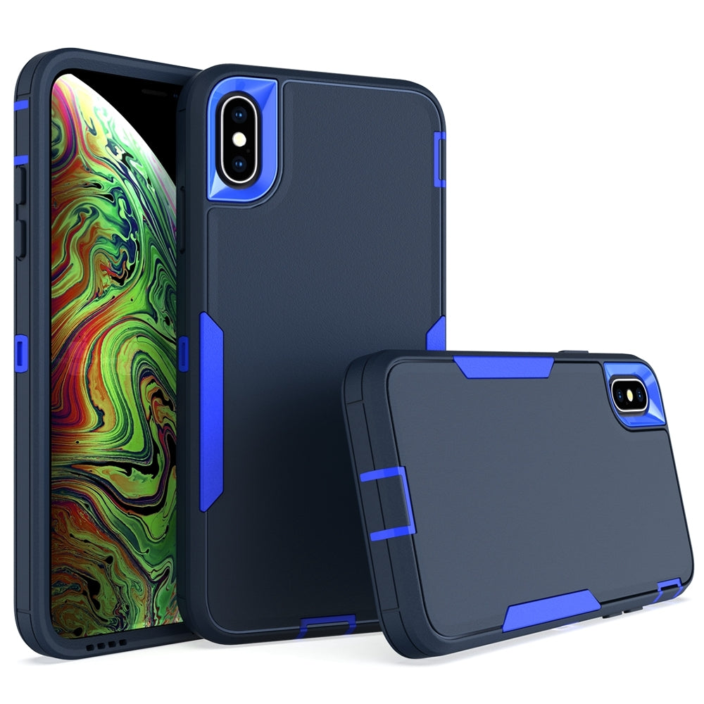 iPhone XS Max Magnetic Dual-Layer PC and TPU Case with 2mm Screen & Camera Protection, Anti-Slip & Dust-Resistant