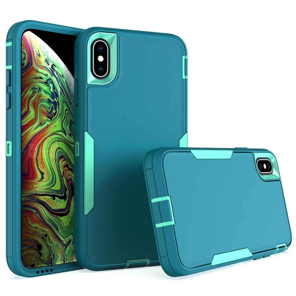 iPhone XS Max Magnetic Dual-Layer PC and TPU Case with 2mm Screen & Camera Protection, Anti-Slip & Dust-Resistant