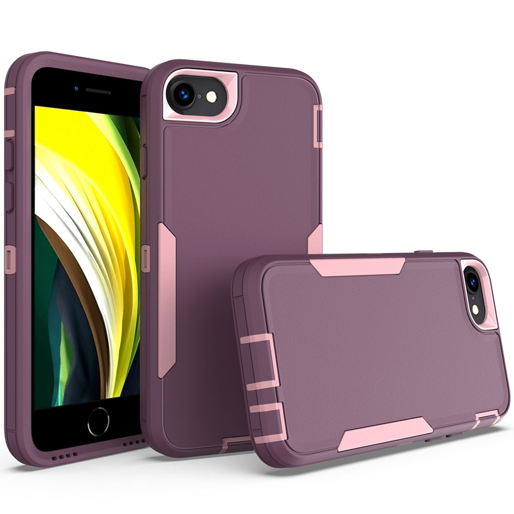 iPhone 7 Magnetic Dual-Layer PC and TPU Case with 2mm Screen & Camera Protection, Anti-Slip & Dust-Resistant
