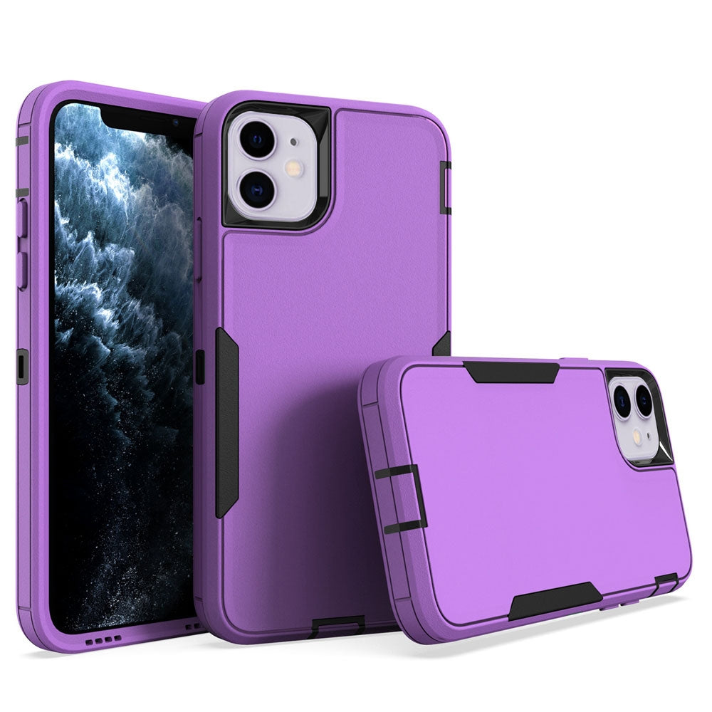 iPhone 11 Magnetic Dual-Layer PC and TPU Case with 2mm Screen & Camera Protection, Anti-Slip & Dust-Resistant