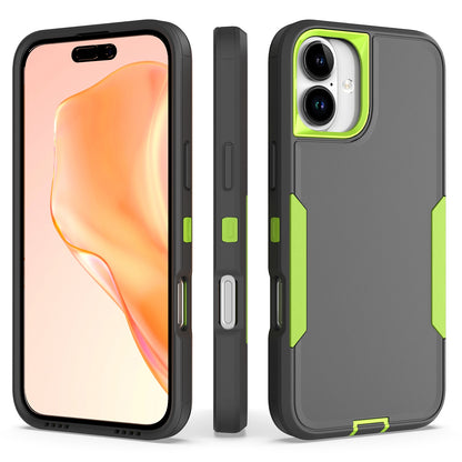 iPhone 16 Plus Magnetic Dual-Layer PC and TPU Case with 2mm Screen & Camera Protection, Anti-Slip & Dust-Resistant