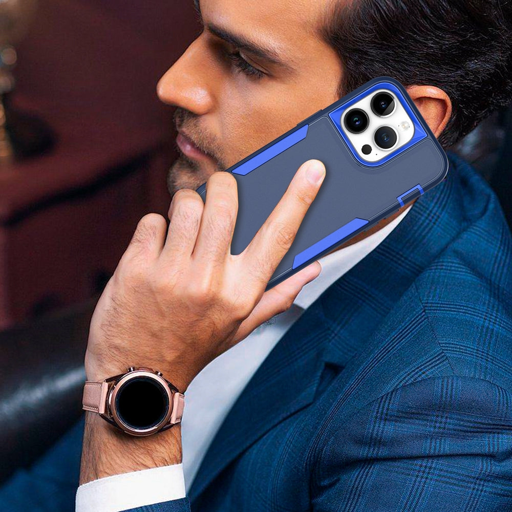 iPhone XS Magnetic Dual-Layer PC and TPU Case with 2mm Screen & Camera Protection, Anti-Slip & Dust-Resistant