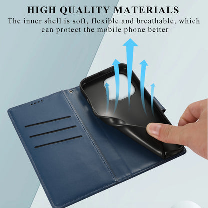 Xiaomi Mi 11 Pro Genuine Leather Texture Embossed Line Phone Case with Card Wallet & Kickstand