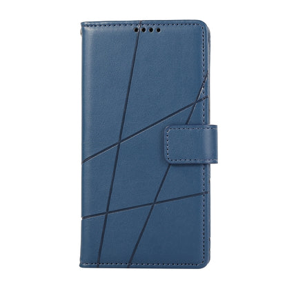 Xiaomi 14 Pro Genuine Leather Texture Embossed Line Phone Case with Card Wallet & Kickstand