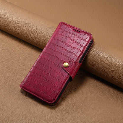 Huawei Nova 11 Pro Denior Leather Case - Crocodile Texture with Oil Edge, Wallet & Kickstand Features