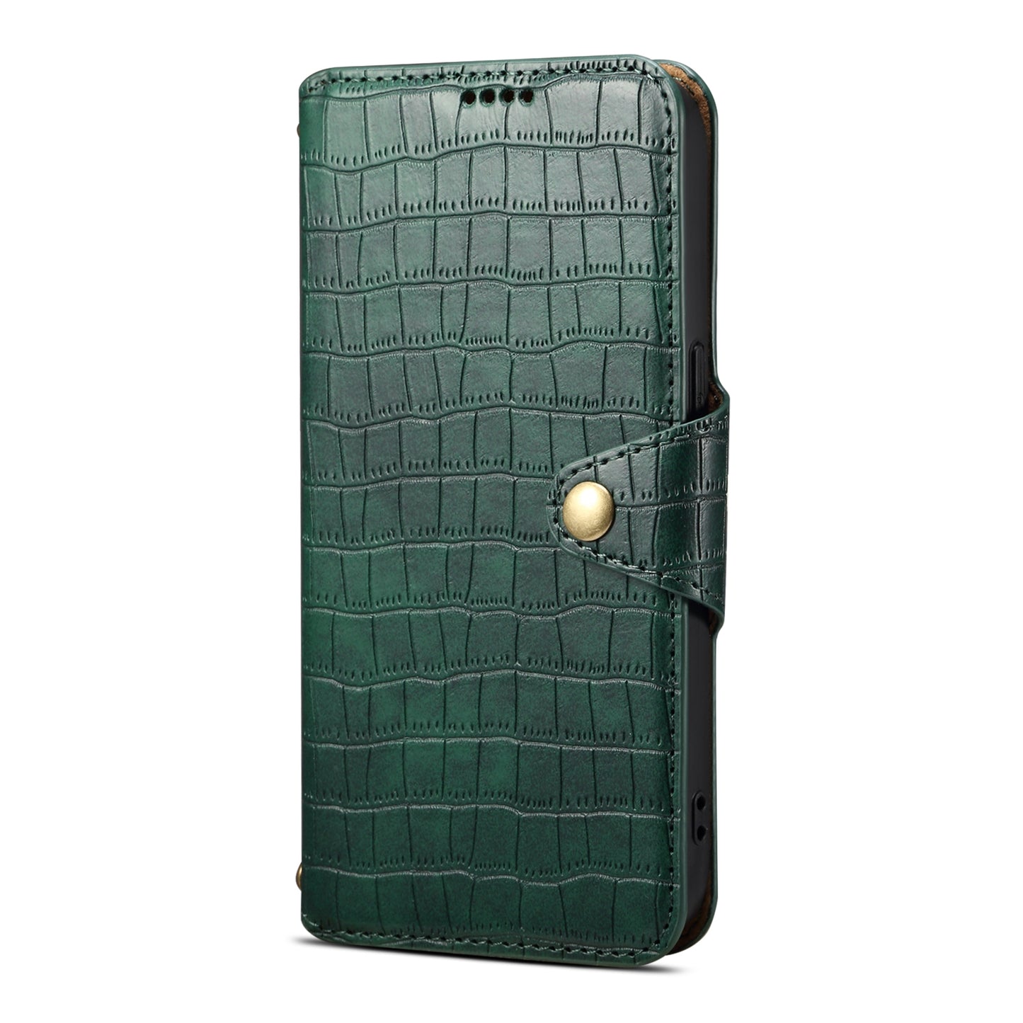 Huawei Nova 11 Pro Denior Leather Case - Crocodile Texture with Oil Edge, Wallet & Kickstand Features