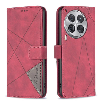 Tecno Camon 30 Premier 5G Rhombus Texture Leather Phone Case with Magnetic Buckle and Card Holder