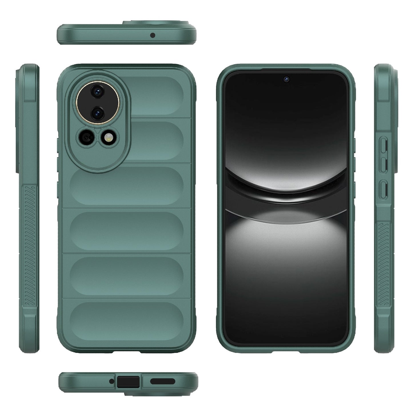 Huawei Nova 12 5G Magic Shield TPU + Flannel Phone Case - Stylish, Durable, and Lightweight Protection