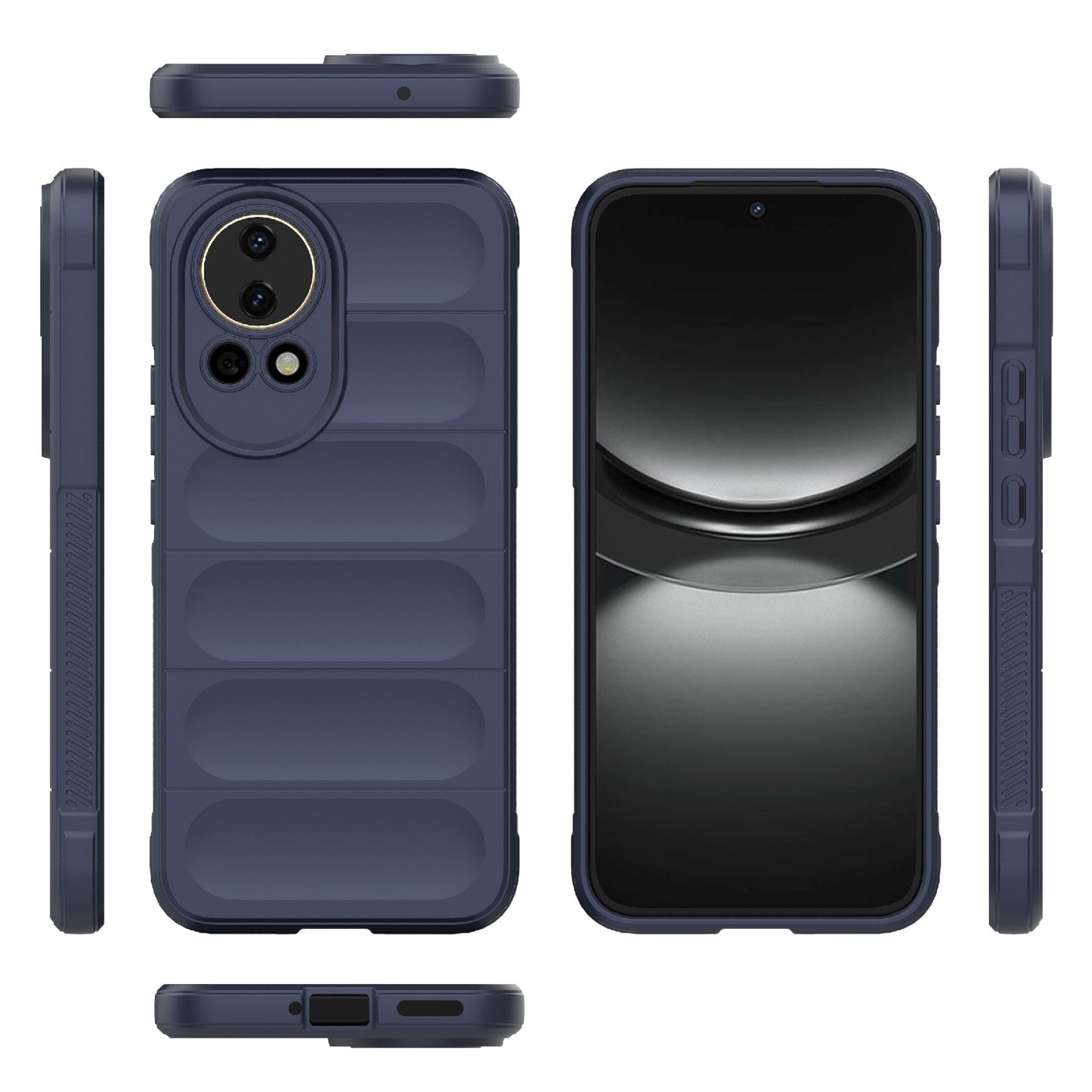 Huawei Nova 12 5G Magic Shield TPU + Flannel Phone Case - Stylish, Durable, and Lightweight Protection