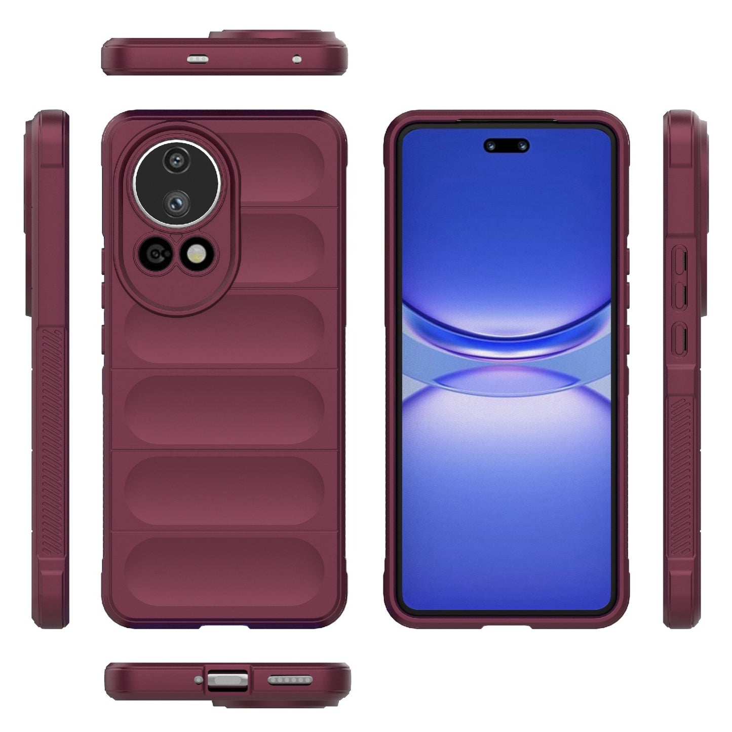 Huawei Nova 12 Pro Magic Shield TPU + Flannel Phone Case - Stylish, Durable, and Lightweight Protection