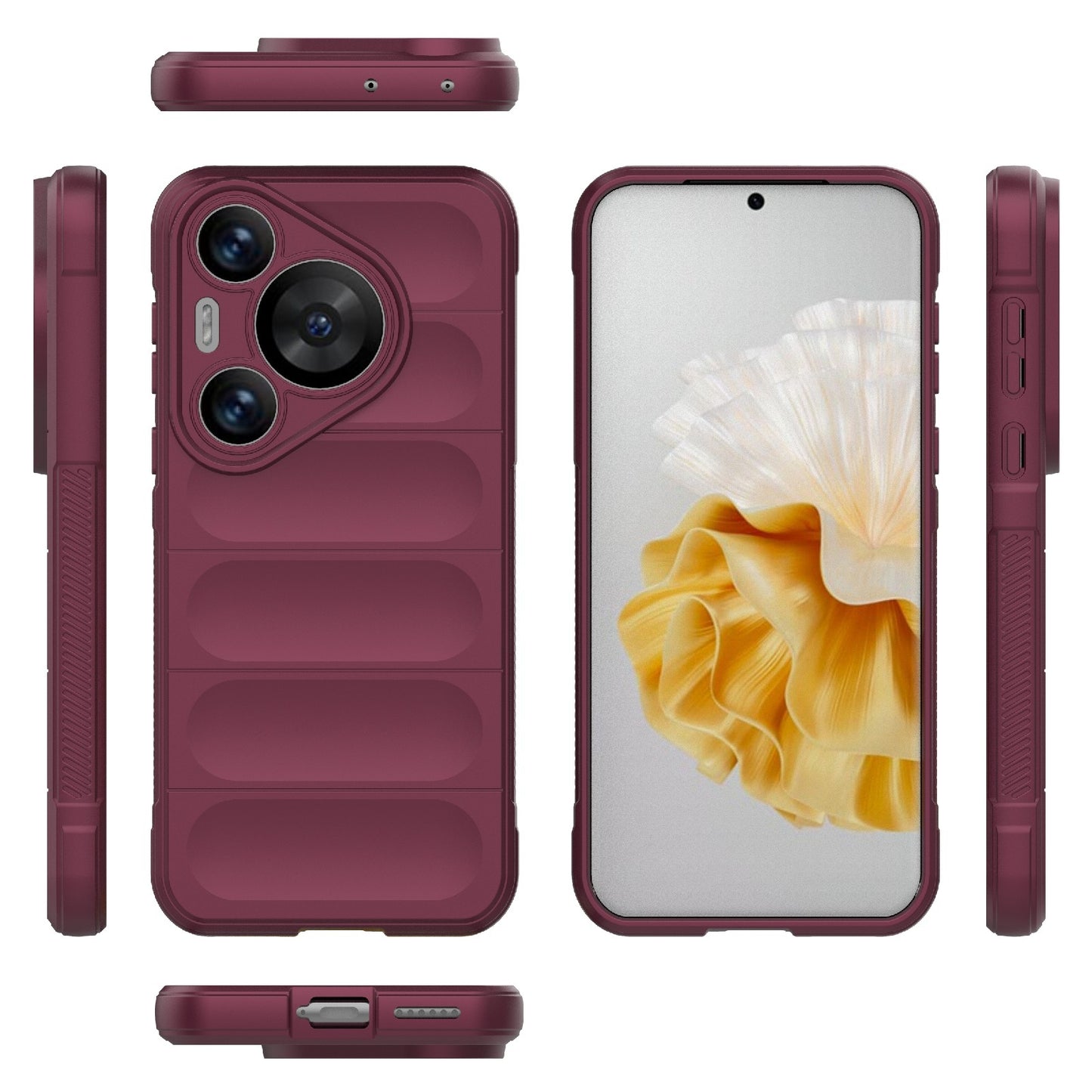 Huawei Pura 70 Pro Magic Shield TPU + Flannel Phone Case - Stylish, Durable, and Lightweight Protection