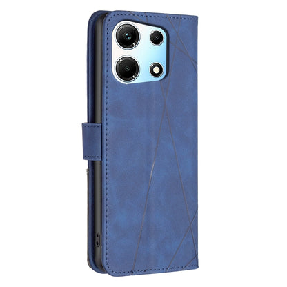 Infinix Note 30 5G Rhombus Texture Leather Phone Case with Magnetic Buckle and Card Holder