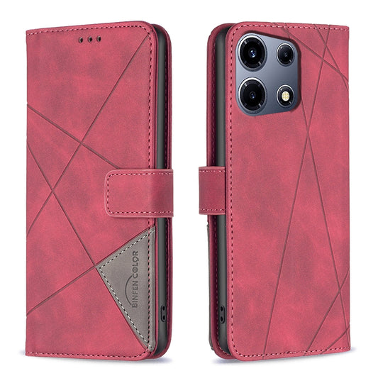 Infinix Note 30 VIP Rhombus Texture Leather Phone Case with Magnetic Buckle and Card Holder