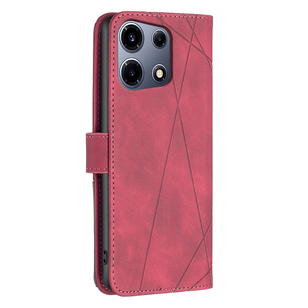 Infinix Note 30 VIP Rhombus Texture Leather Phone Case with Magnetic Buckle and Card Holder