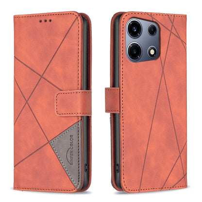 Infinix Note 30 VIP Rhombus Texture Leather Phone Case with Magnetic Buckle and Card Holder